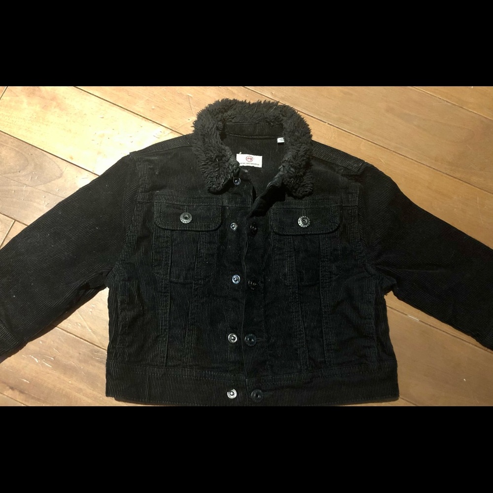 AG Adriano Goldschmeid Sherpa Collared Corduroy Jacket